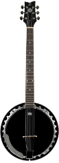 Ortega Raven 6 String Banjo