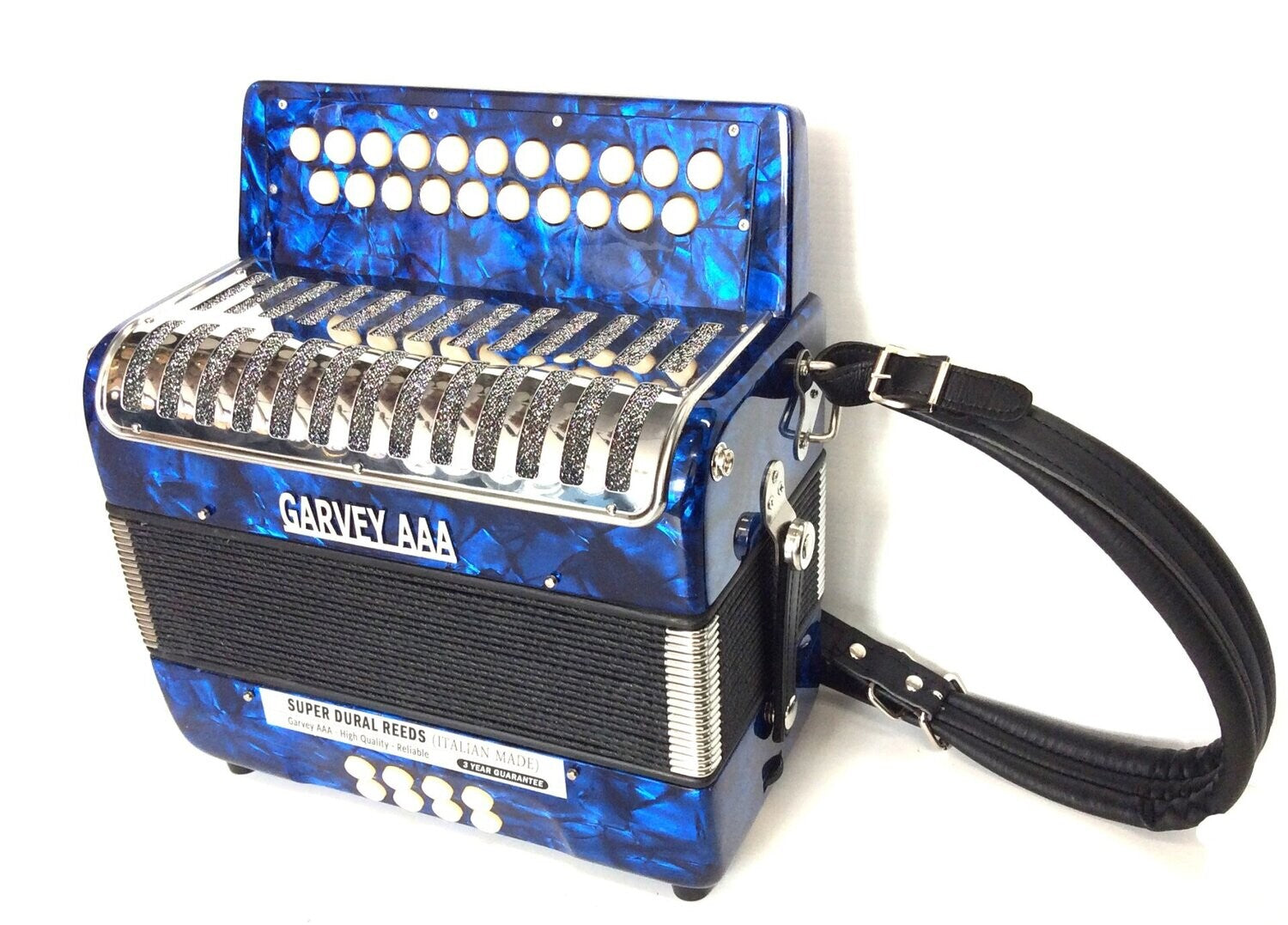 Garvey AAA Button Accordion B/C Blue
