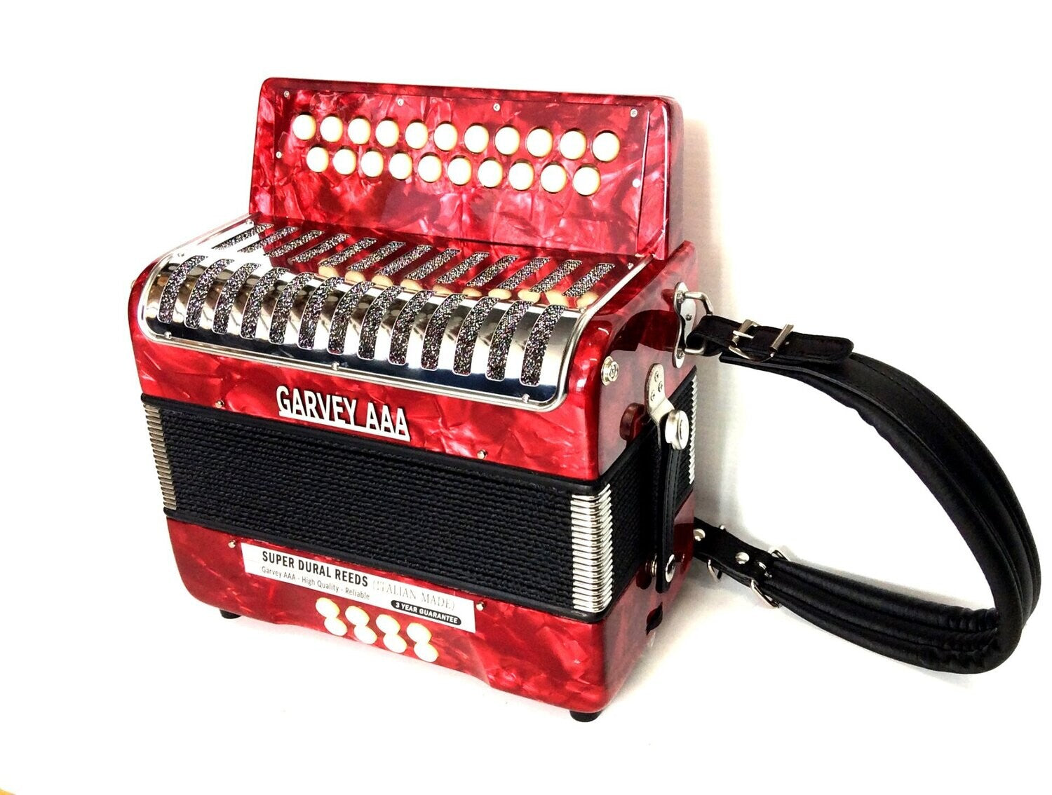 Garvey AAA Button Accordion B/C Red