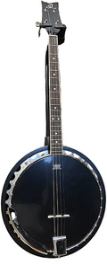 Ortega Satin Black Tenor Banjo