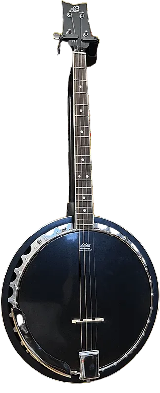 Ortega Satin Black Tenor Banjo