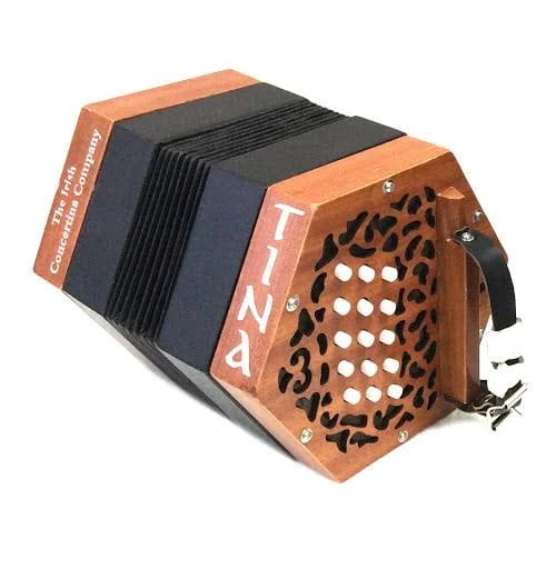 Tina Anglo Concertina Brown
